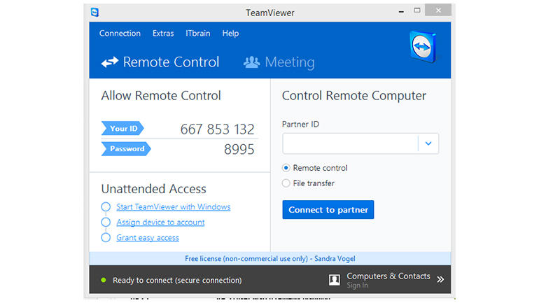 how to teamviewer working
